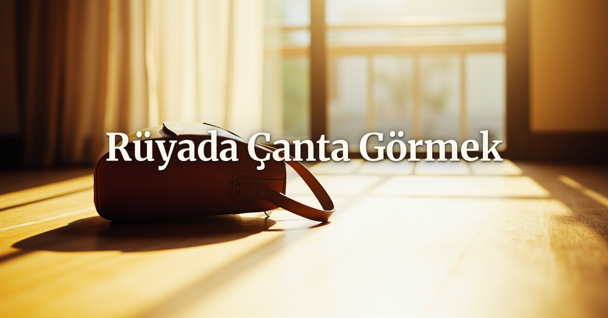 rüyada çanta görmek ne anlama gelir?
