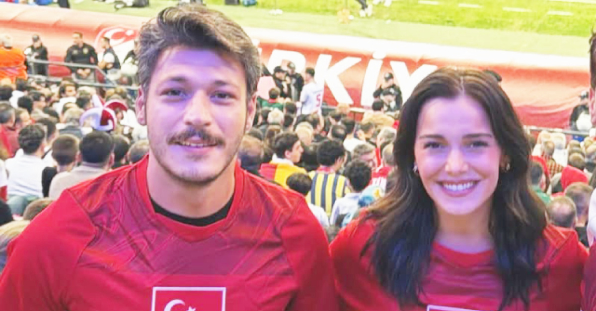 Kubilay Aka ve Hafsanur Sancaktutan A Milli Takım Maçında