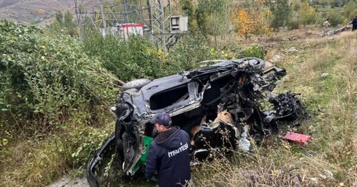 Van Gevaş'ta otomobil takla attı: 1 ölü, 1 yaralı