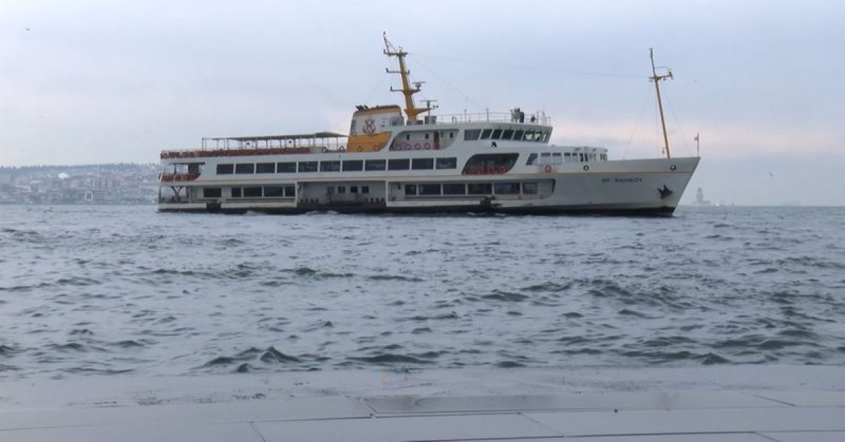 İstanbul'da vapur seferleri iptal edildi