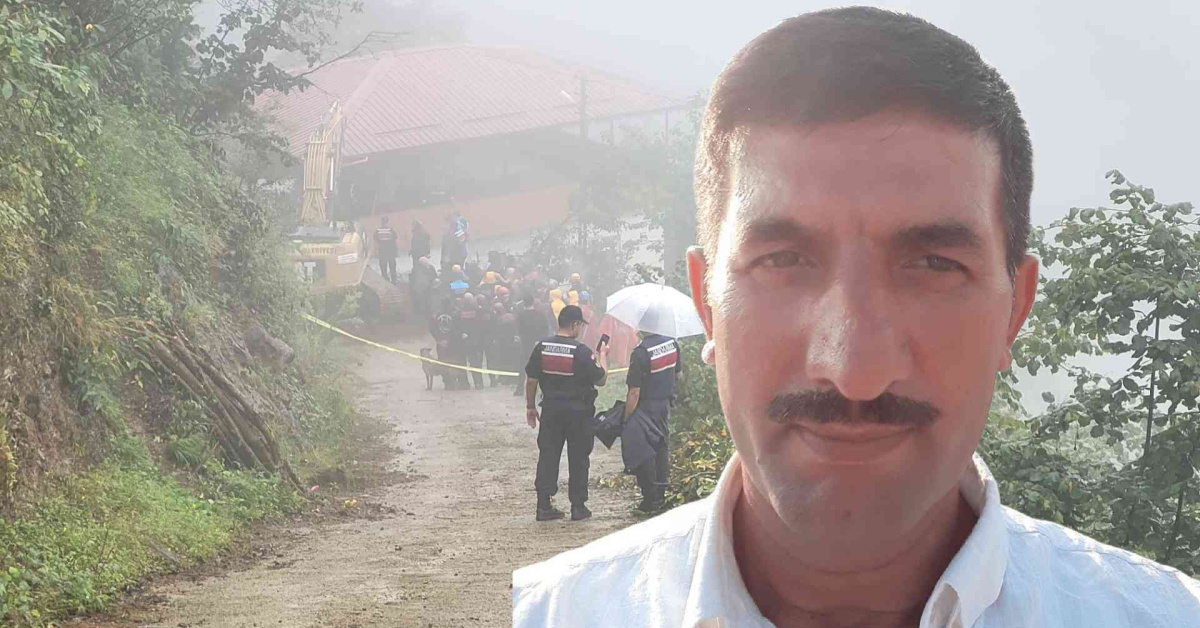 Trabzon'da heyelan: Toprak altında kalan Ali Turhal hayatını kaybetti