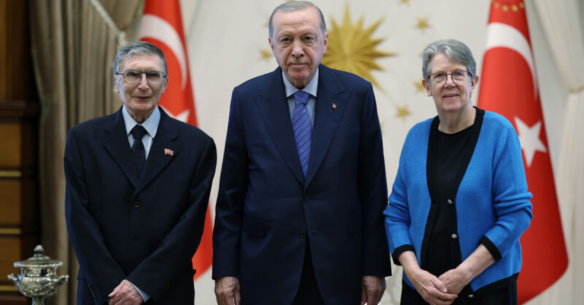 Cumhurbaşkanı Erdoğan, Prof. Dr. Aziz Sancar'ı kabul etti