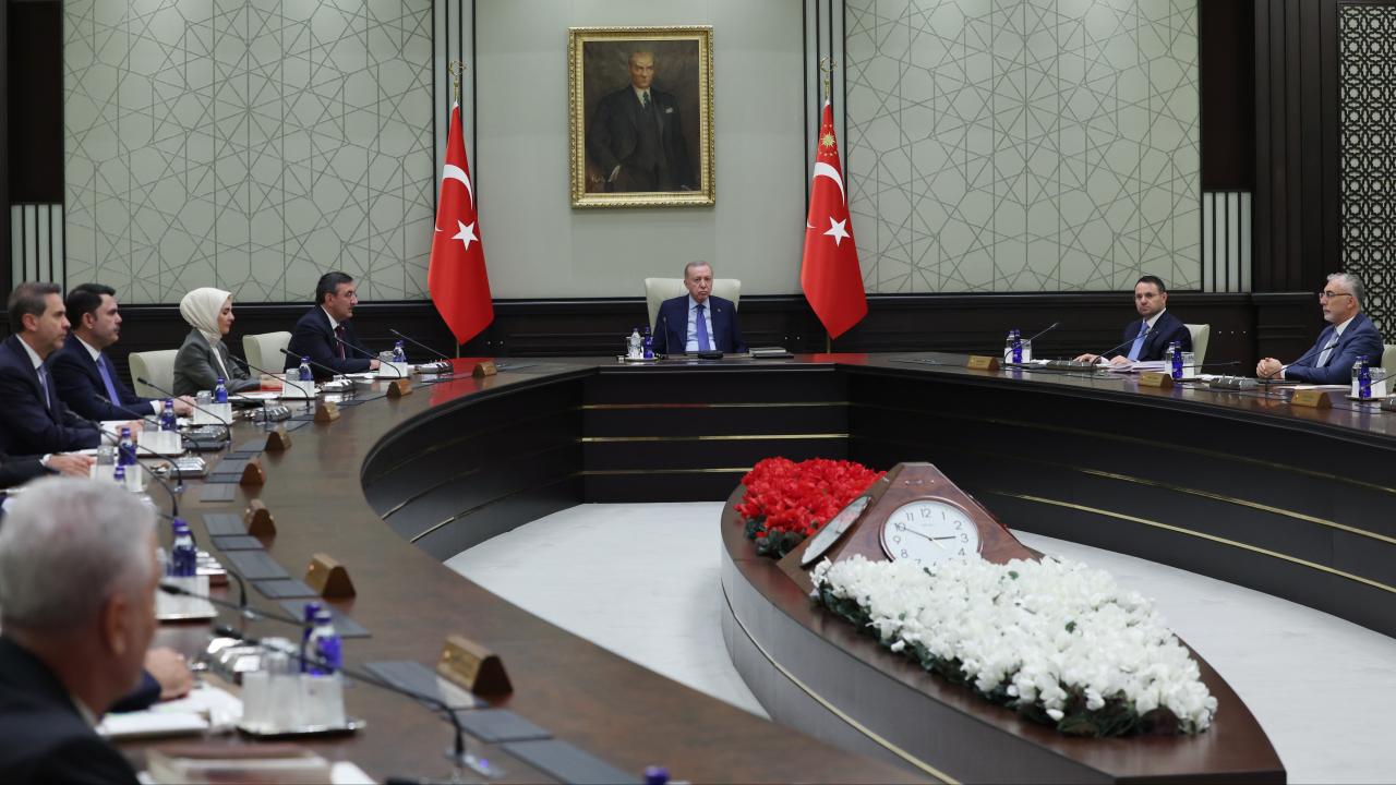 Cumhurbaşkanlığı Kabinesi açıkladı: Cumhurbaşkanı Recep Tayyip Erdoğan başkanlığında