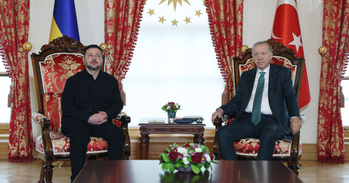 Zelenskiy İstanbul'da: Erdoğan ile Dolmabahçe'de Görüştü