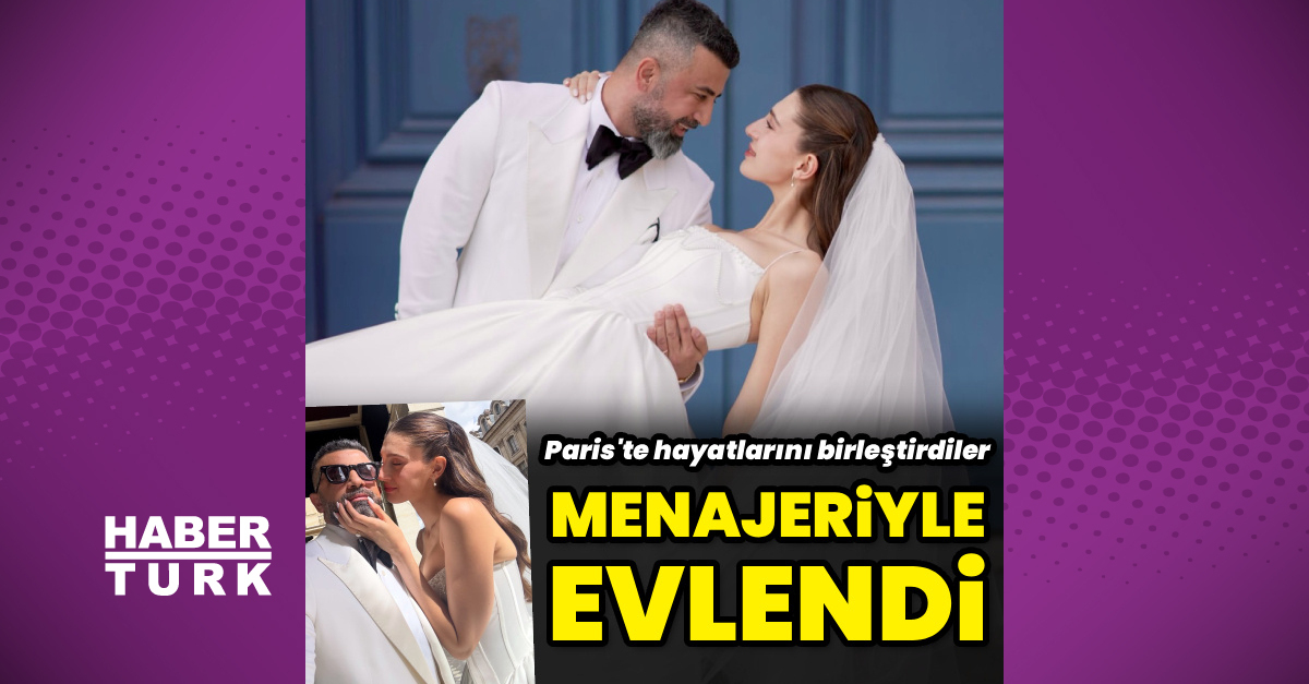 Itır Esen ve Engin Aykanat Paris'te evlendi