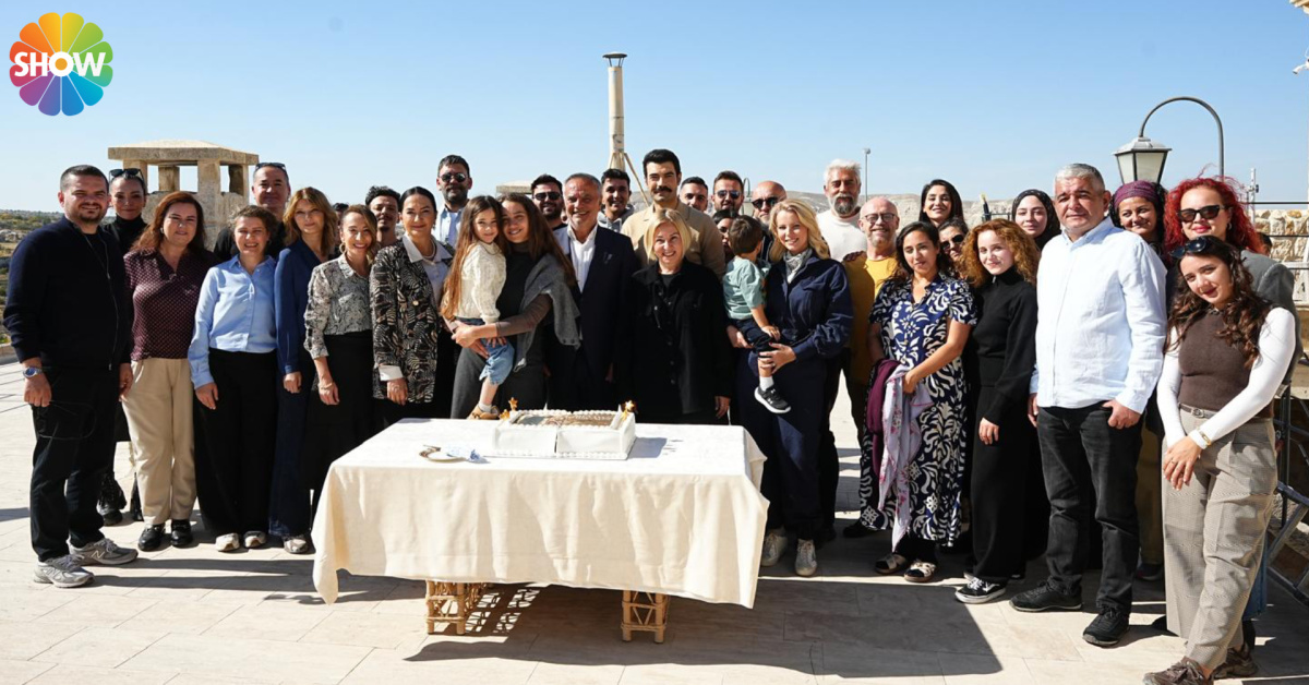 Sevdan Bir Ateş dizi setine SHOW TV yönetiminden ziyaret