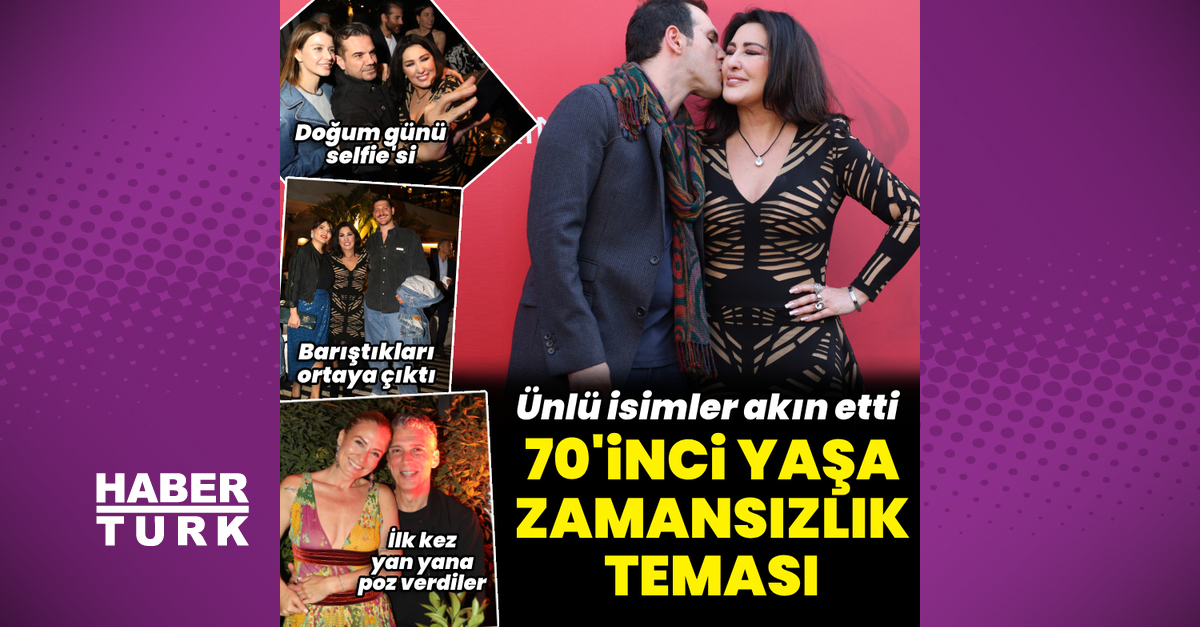 Nükhet Duru 70'inci yaşını '7.0' temalı partiyle kutladı
