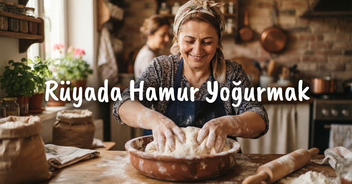 Rüyada Hamur Yoğurmak Ne Anlama Gelir? Tabiri ve Anlamı
