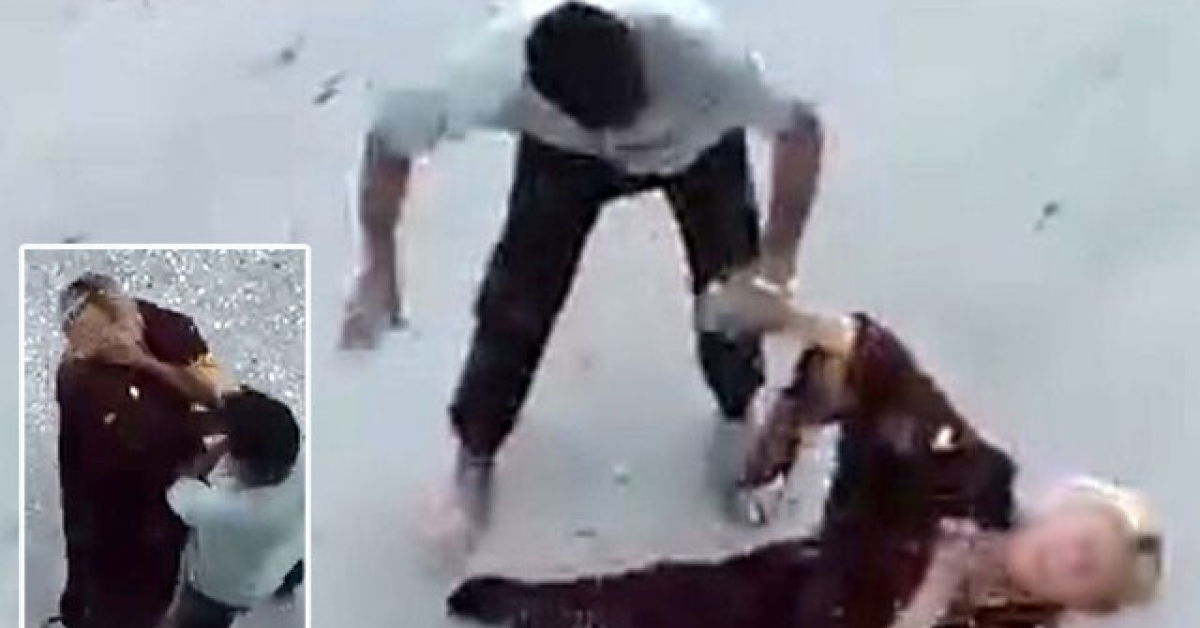 Eskişehir'de kadına şiddet anları kamerada