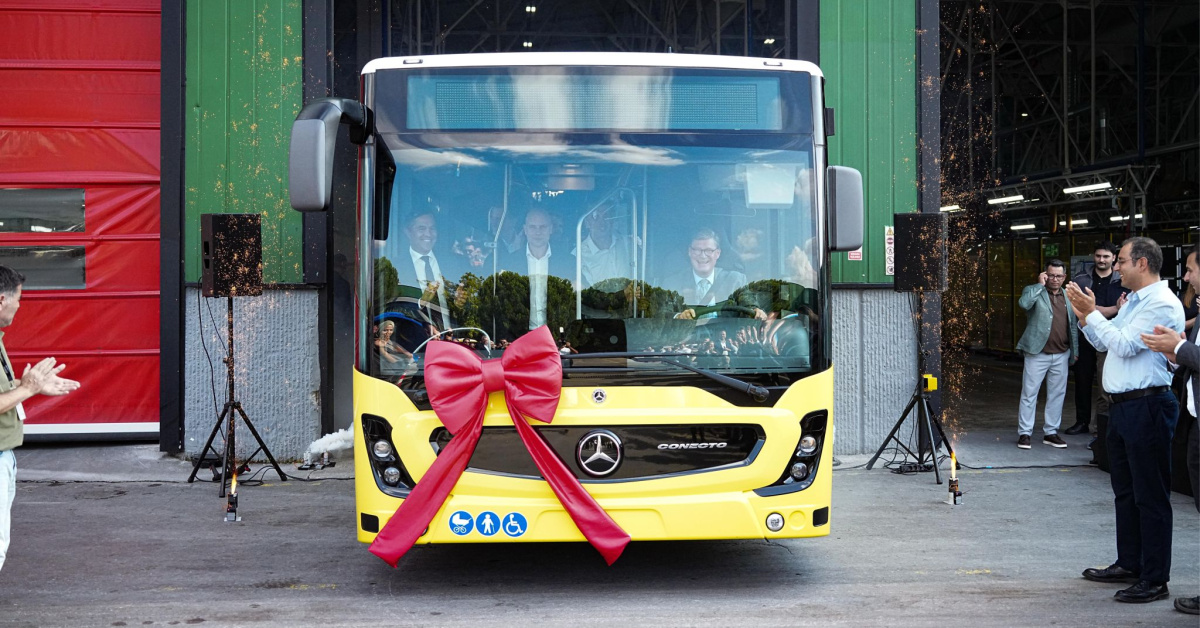 Otokar Sakarya fabrikasında Mercedes-Benz otobüs üretimi başladı