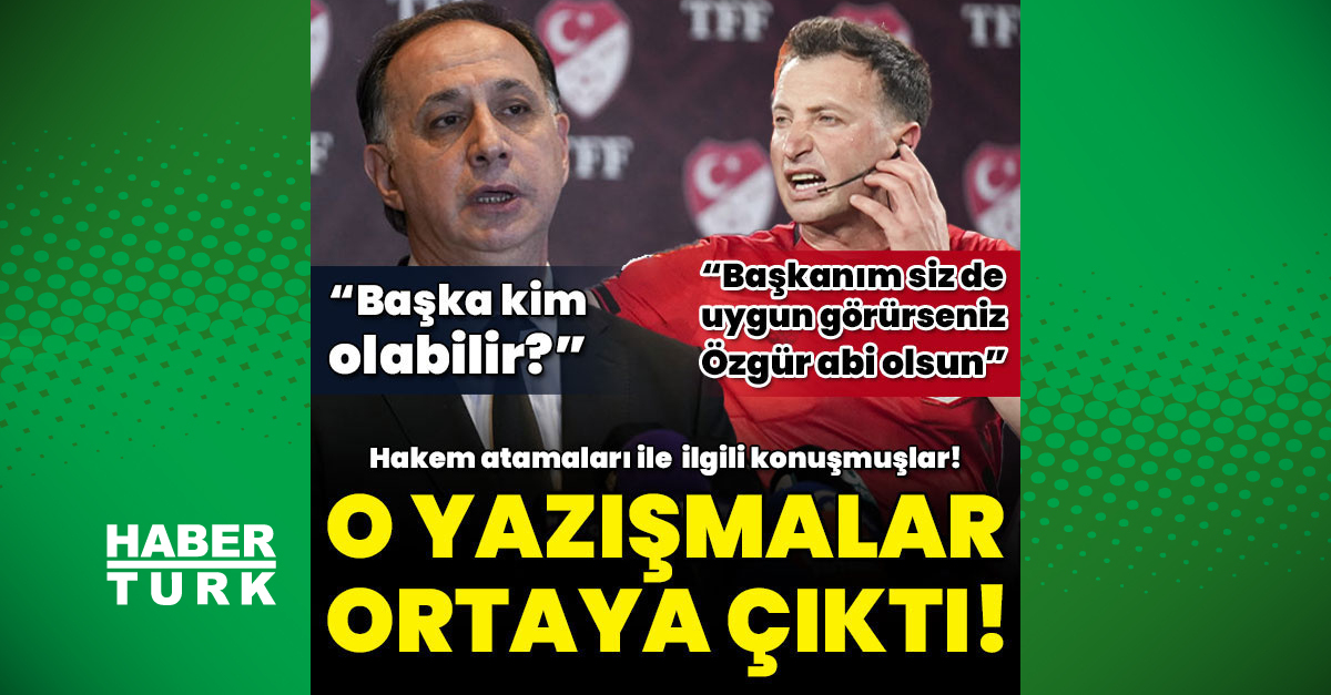 MHK Başkanı Ferhat Gündoğdu ve Hakem Yasin Kol Arasındaki Yazışmalar