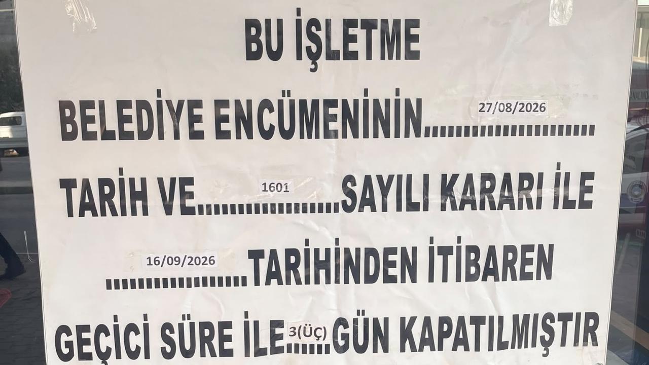 Antalya Serik'te Tarihi Geçmiş Ürün Satan Market Mühürlendi