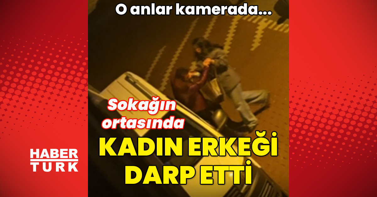 Esenyurt'ta sokak ortasında kadın erkeği darp etti