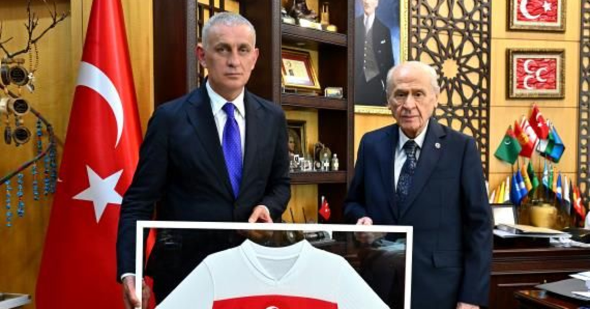 MHP Lideri Devlet Bahçeli'den TFF Başkanı Hacıosmanoğlu'na Destek