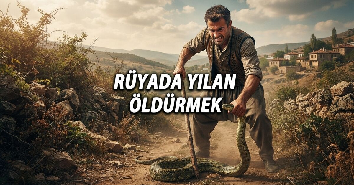 Rüyada yılan öldürmek ne anlama gelir?