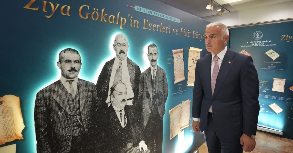 Ziya Gökalp Sergisi Millî Kütüphane'de Kapılarını Açtı
