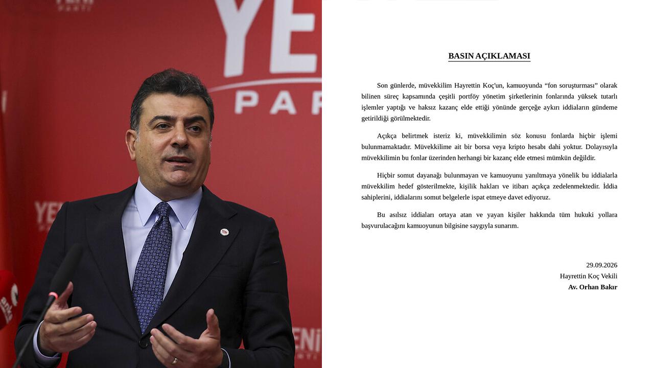 Hayrettin Koç'un 200 milyon euro işlem iddiasına avukatından yalanlama