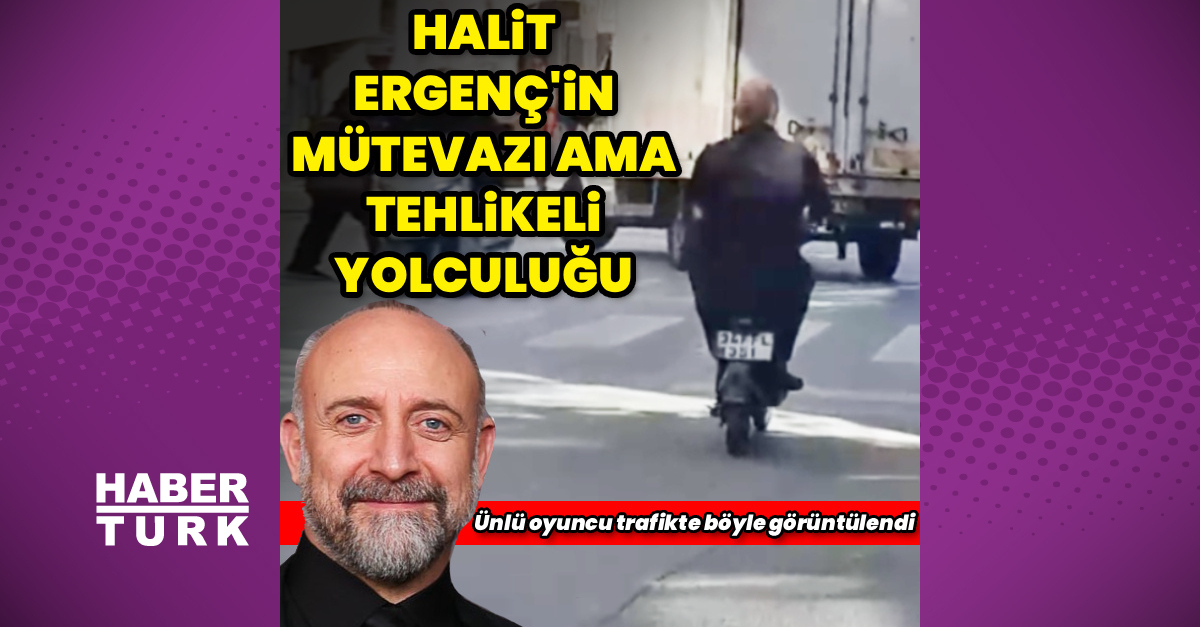 Halit Ergenç Nişantaşı'nda Kasksız Elektrikli Motosikletle Görüntülendi