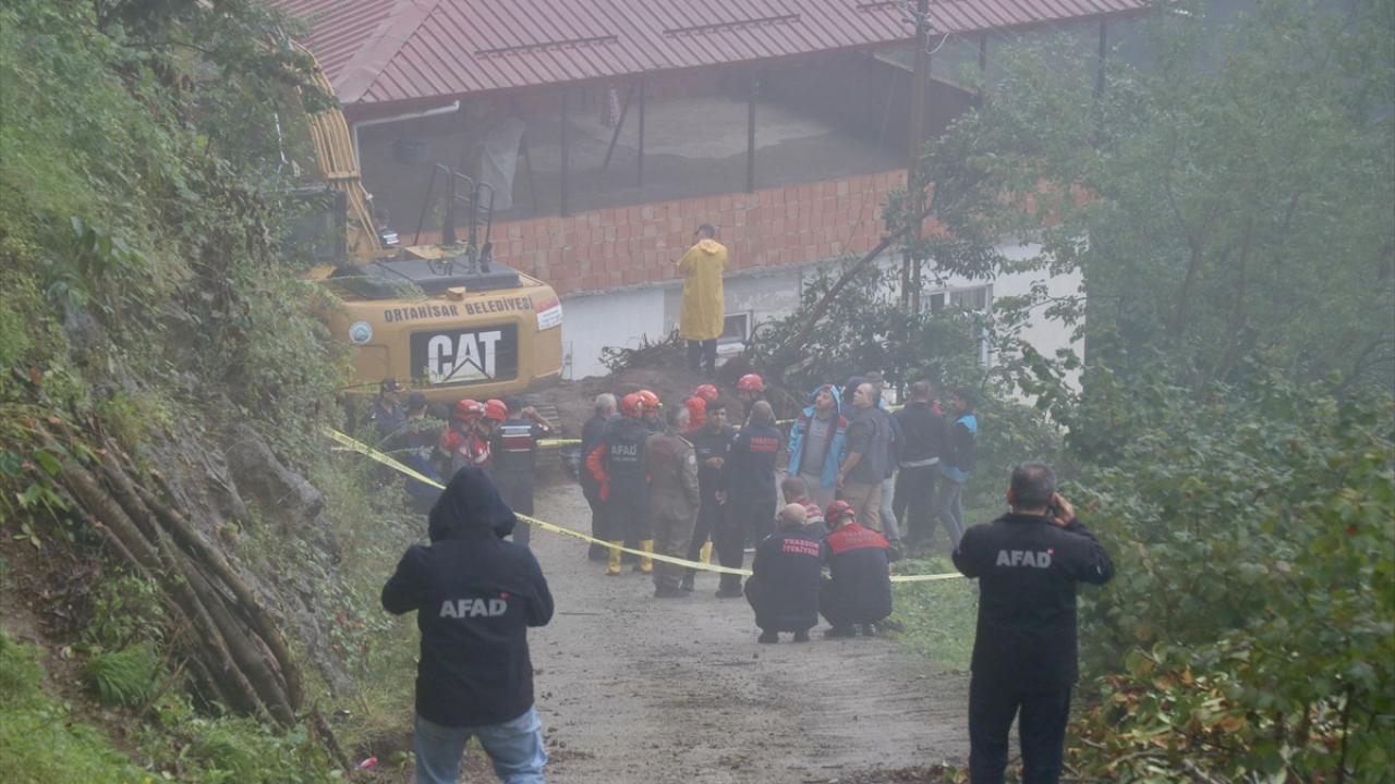 Trabzon Ortahisar'da Heyelan: 1 Kişi Hayatını Kaybetti