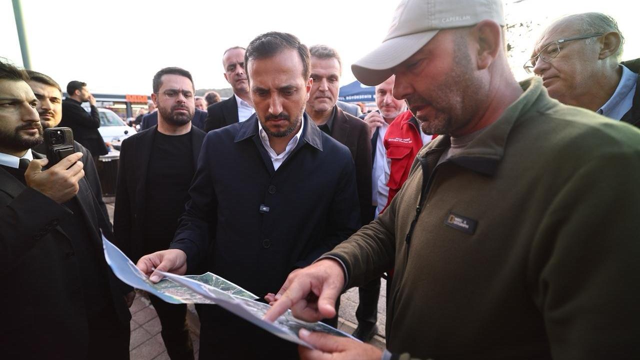 AK Parti İstanbul İl Başkanı Özdemir Şile'de sel incelemesi yaptı