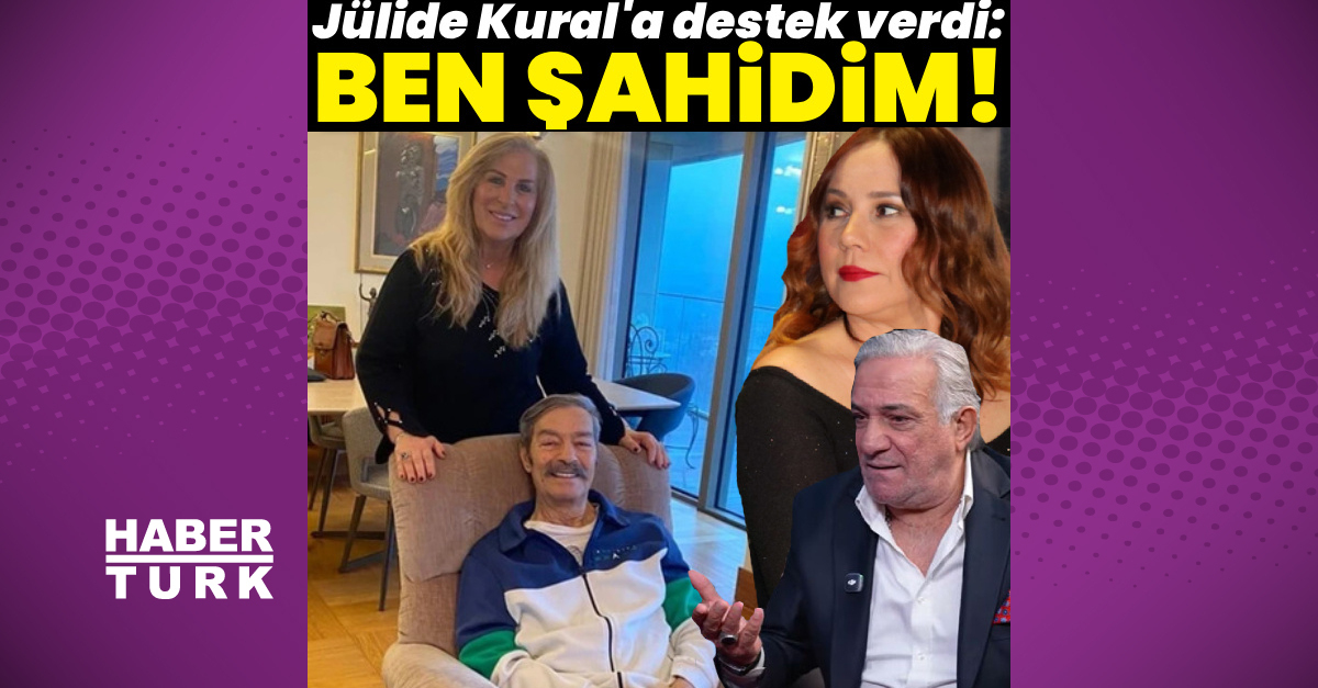 Kadir İnanır'ın yeğeni Gül Bakar'dan Jülide Kural'a destek