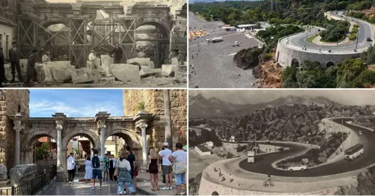 Antalya'nın geçmişi ve bugünü fotoğraflarla sergilendi