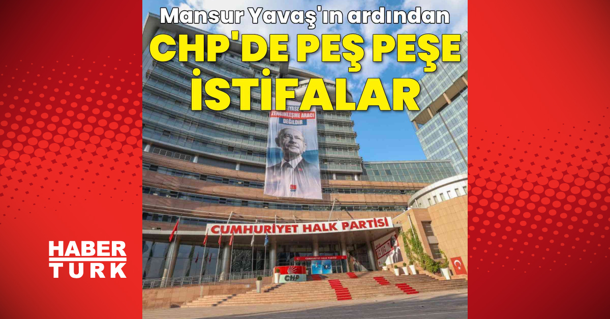 Ankara'da Mansur Yavaş'ın ardından ilçe belediye başkanları da CHP'den istifa etti