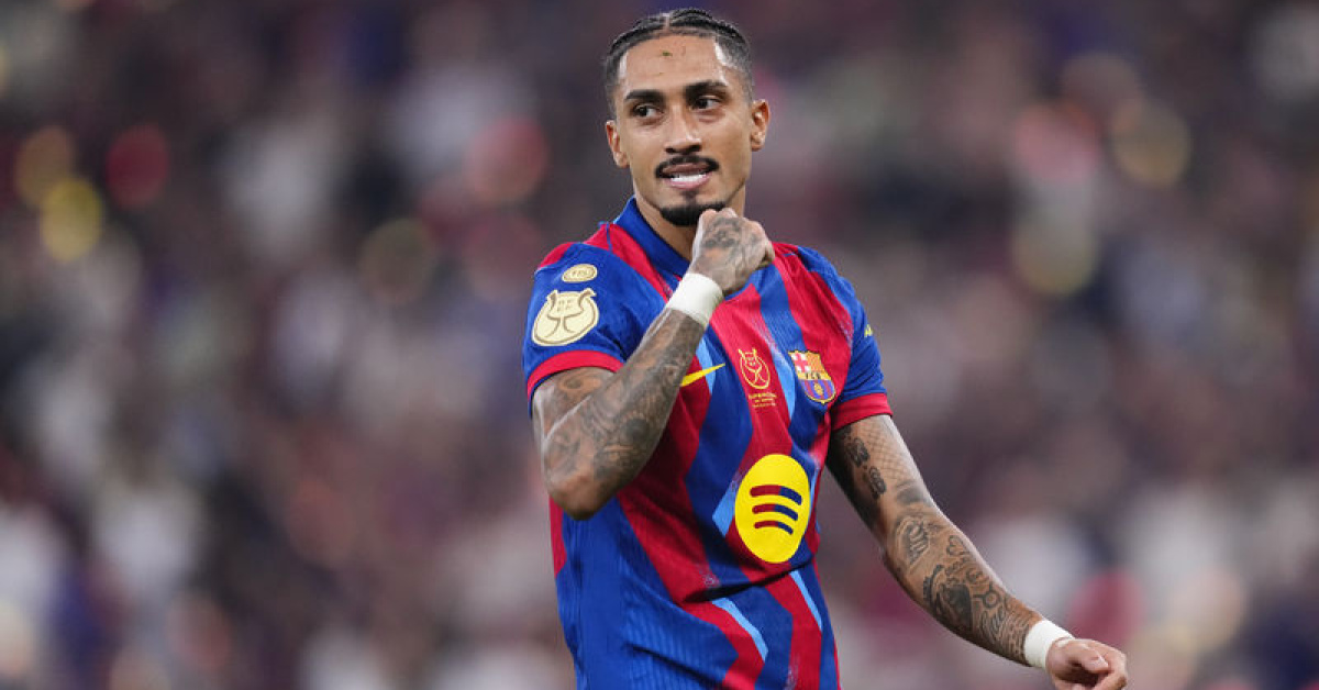 Barcelona'da Raphinha, Galatasaray maçında forma giyemeyecek