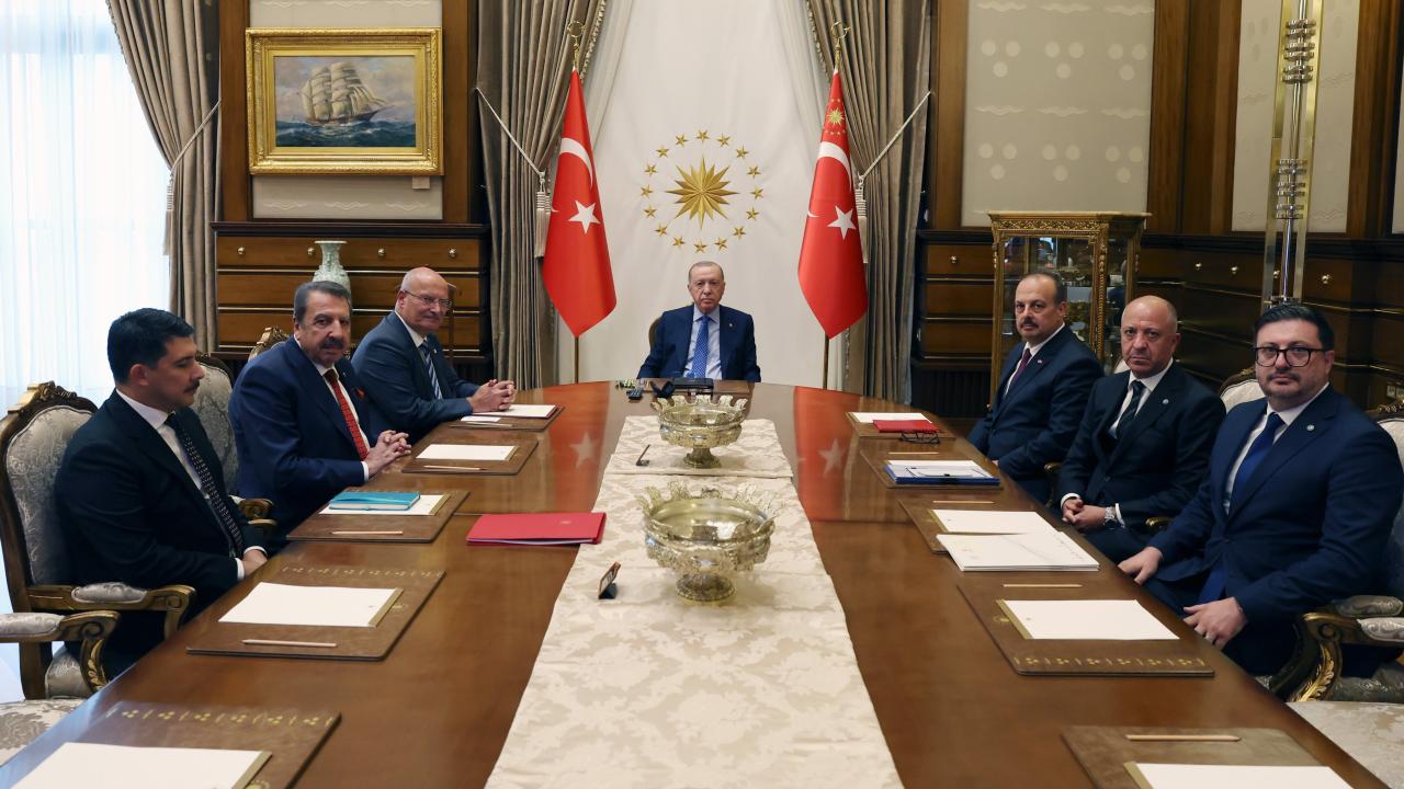 Cumhurbaşkanı Erdoğan Ankara Valisi Canbolat'ı Kabul Etti