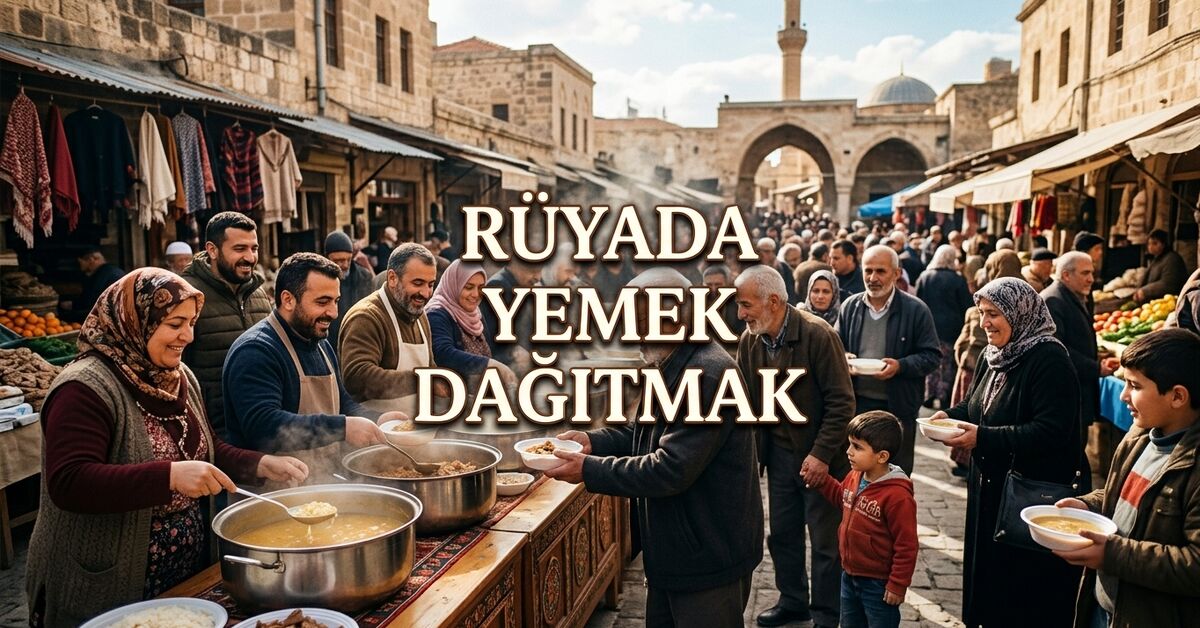 Rüyada yemek dağıtmak ne anlama gelir? Tabiri ve anlamı