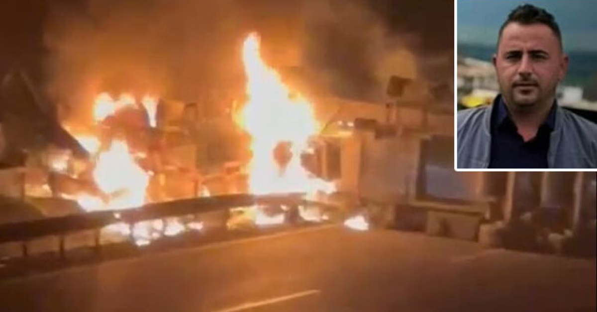 Şanlıurfa Viranşehir'de devrilen tanker yandı: 1 ölü