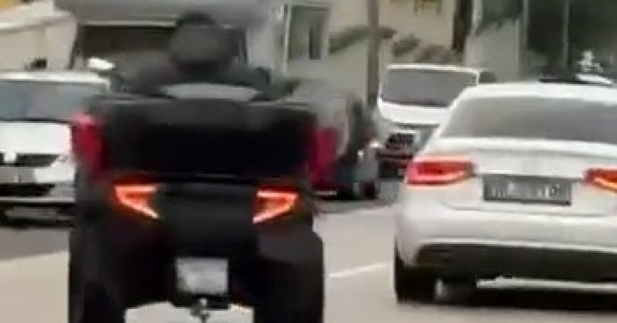 Bursa Nilüfer'de ATV ile drift ve makas atan sürücü kamerada