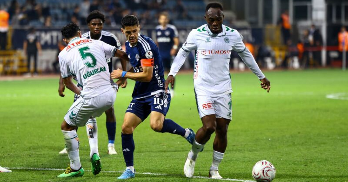 Kasımpaşa ve Konyaspor 0-0 berabere kaldı
