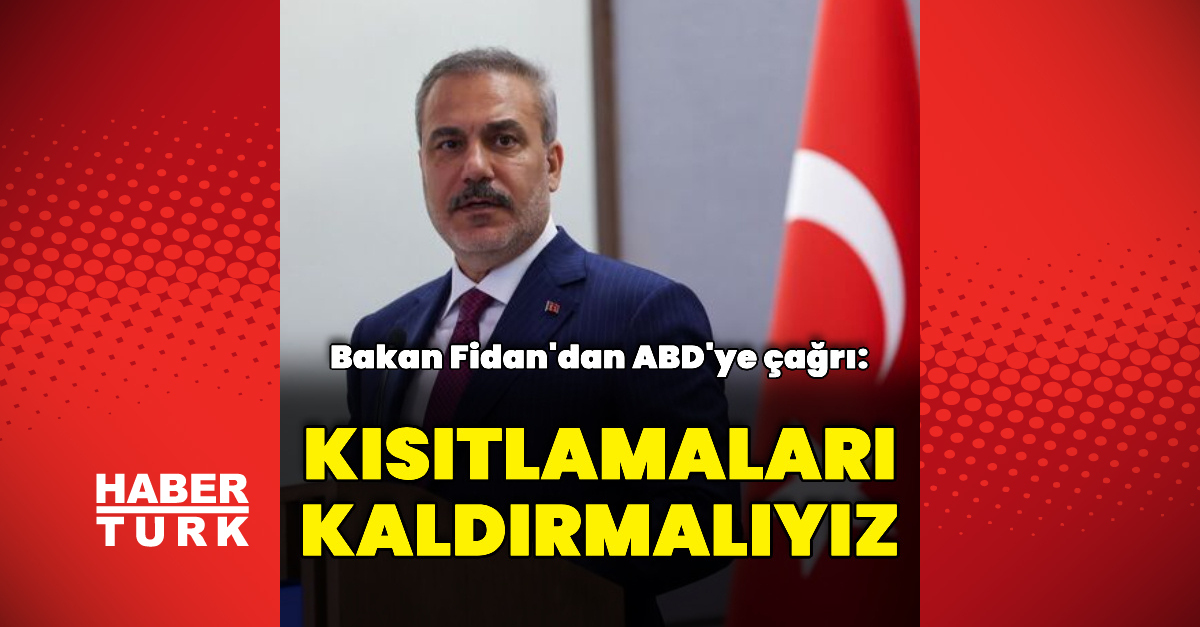 Bakan Fidan'dan ABD'ye Çağrı: Savunma Kısıtlamaları Kaldırılmalı