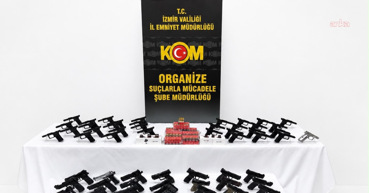İzmir'de silah imalathanesine operasyon: 3 gözaltı