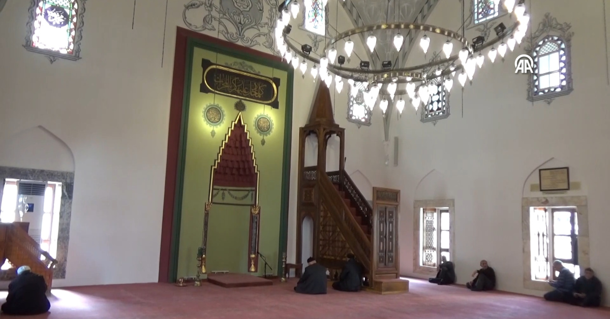 Tokat'ta tarihî Gülbahar Hatun Camisi yeniden ibadete açıldı