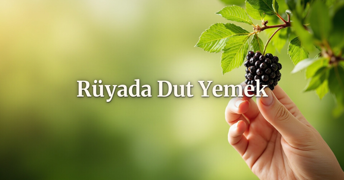Rüyada dut yemek ne anlama gelir? Beyaz, kırmızı, siyah ve mor dut tabiri