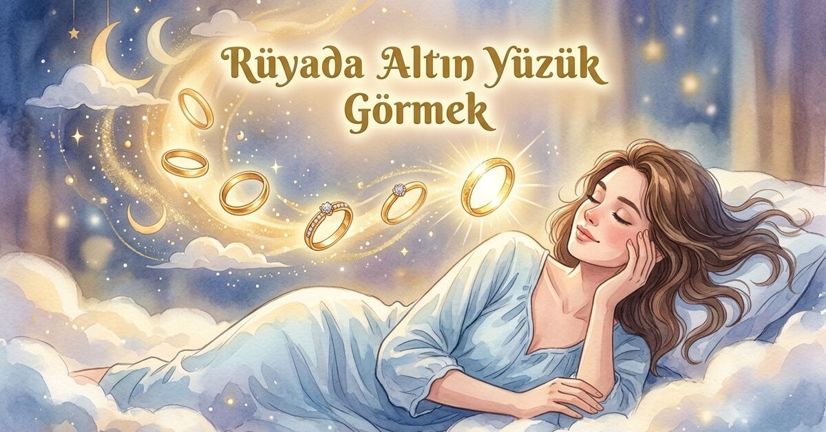 Rüyada altın yüzük görmek ne anlama gelir?