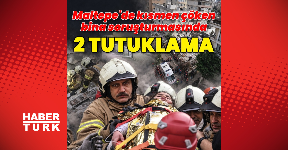 Maltepe'de 5 kişinin öldüğü binanın mimarı ve şantiye şefi tutuklandı