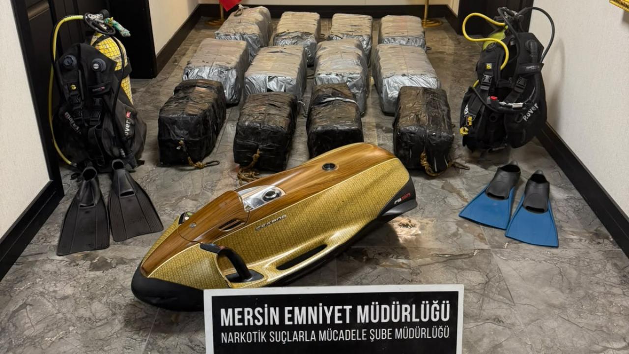 Mersin Limanı'nda 350 kilo kokain ele geçirildi