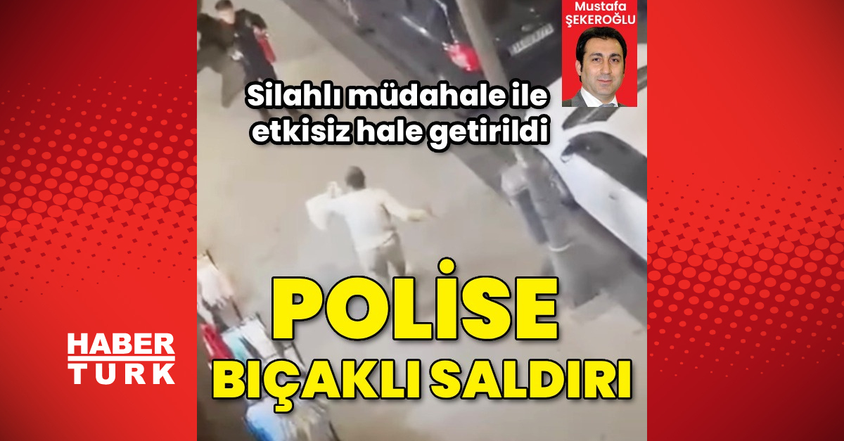 Esenler'de polise bıçakla saldıran şüpheli vuruldu