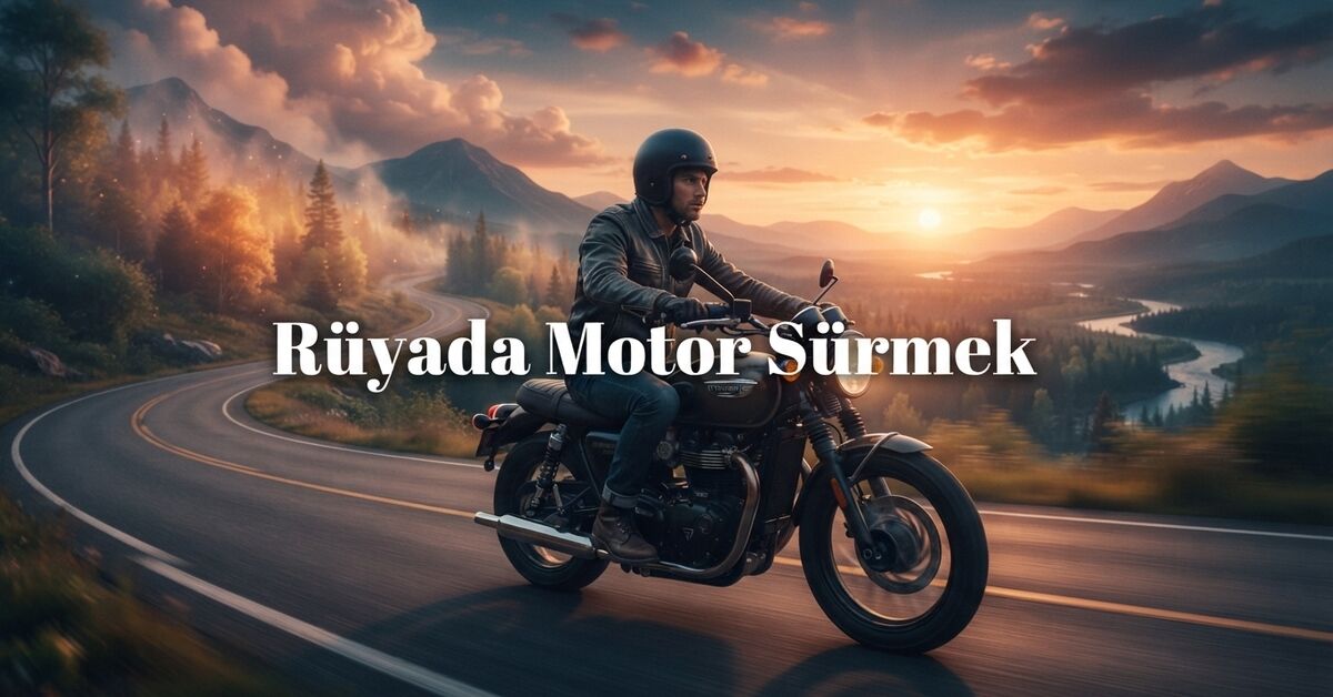 Rüyada Motor Sürmek ve Hızlı Motosiklet Kullanmak Ne Anlama Gelir?
