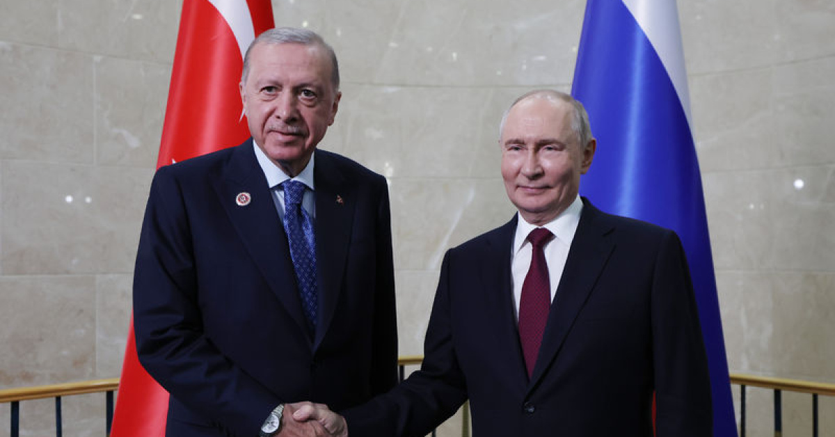 Cumhurbaşkanı Erdoğan ile Rusya Devlet Başkanı Putin görüştü