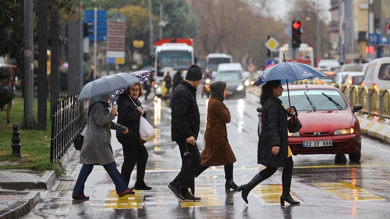 Trakya için kuvvetli yağış ve sarı kodlu uyarı