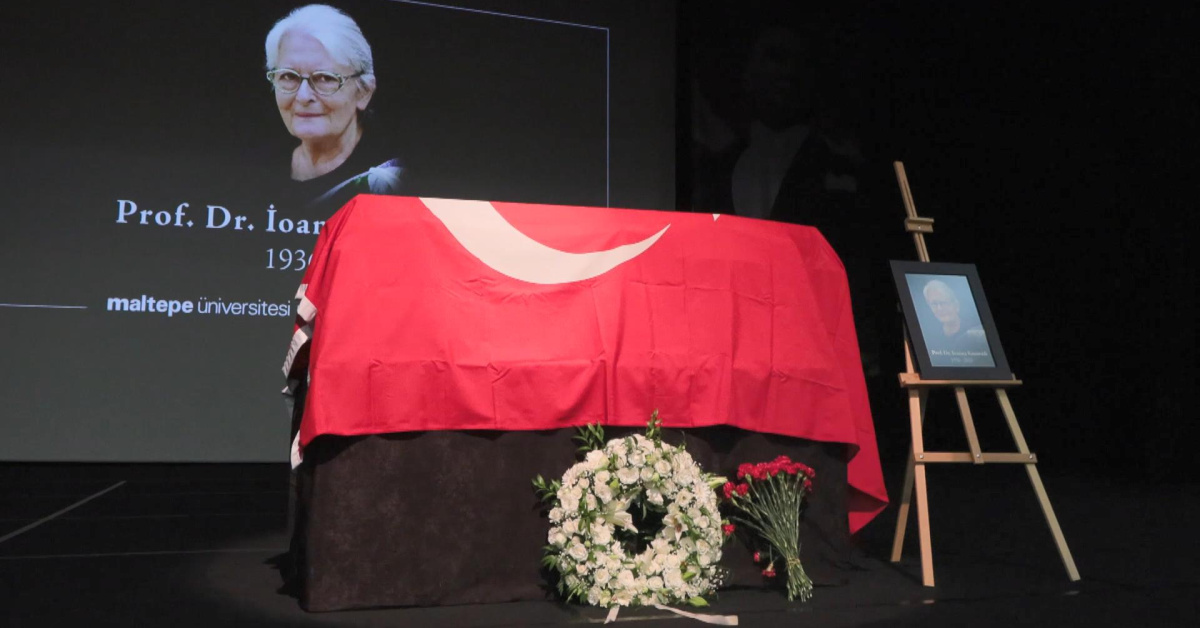 prof. dr. ioanna kuçuradi için maltepe üniversitesi'nde tören