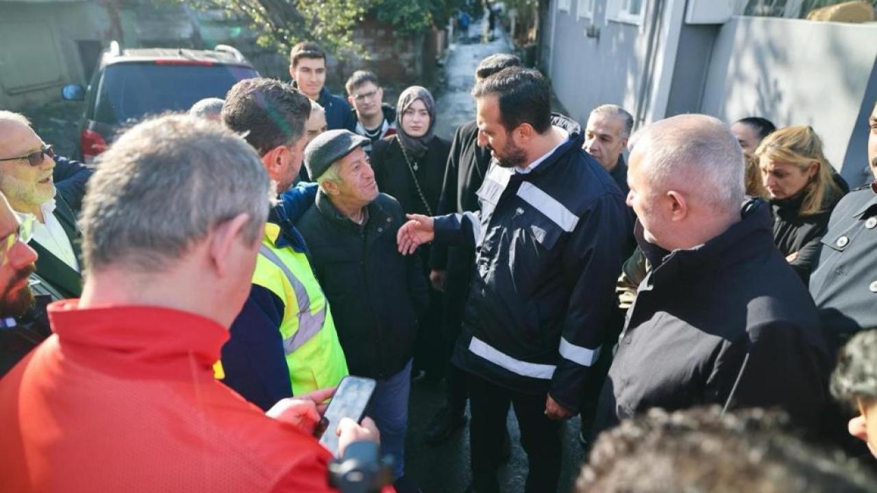AK Parti İstanbul İl Başkanı Abdullah Özdemir'den sel ziyareti