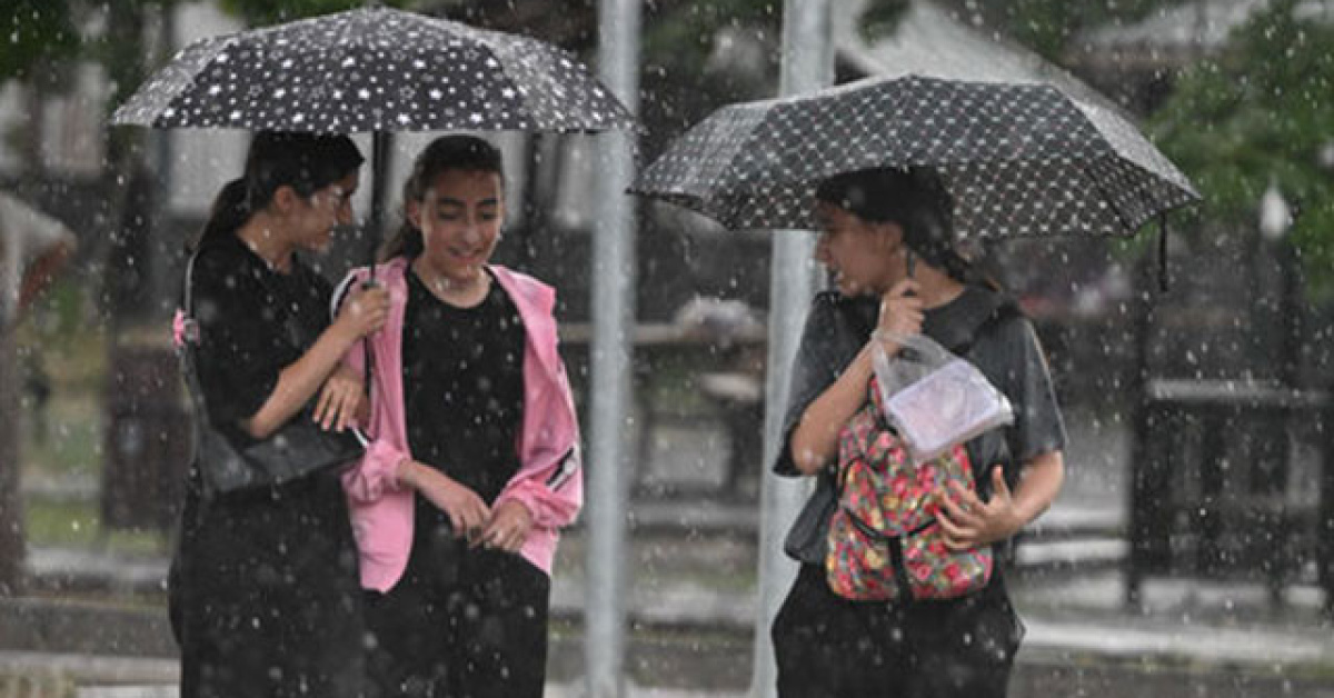 Meteoroloji'den 6 kente sarı alarm ve sağanak yağış uyarısı