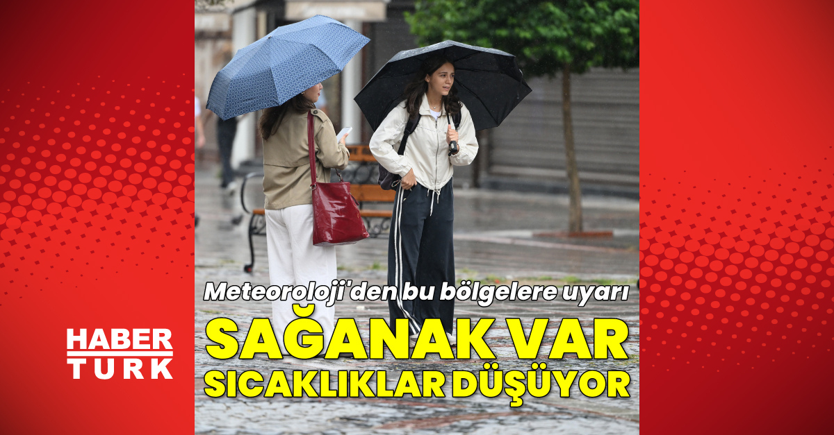 Meteoroloji'den Sağanak Yağış Uyarısı: Sıcaklıklar Düşüyor