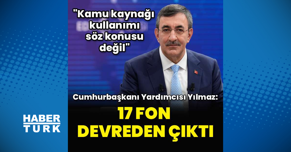 Cevdet Yılmaz'dan fon soruşturması ve tasfiye süreci açıklaması