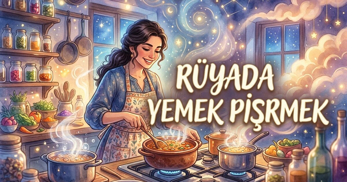 rüyada yemek pişirmek ne anlama gelir?